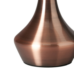 Barlie Bedside Table Lamp - Brushed Copper - thumbnail 7