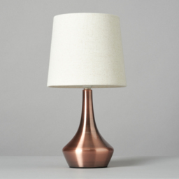Barlie Bedside Table Lamp - Brushed Copper - thumbnail 3