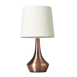 Barlie Bedside Table Lamp - Brushed Copper - thumbnail 6