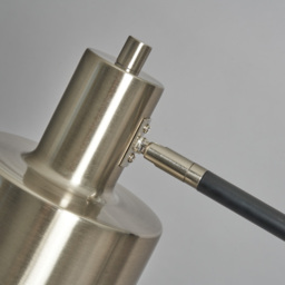Russ Marble Cantilever Floor Lamp - Nickel - thumbnail 4