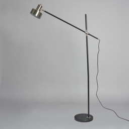 Russ Marble Cantilever Floor Lamp - Nickel - thumbnail 3