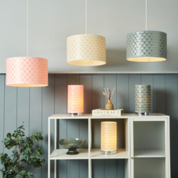 Sovin Cylindrical Table Lamp with Matching Easy to Fit Shade - Ivory - thumbnail 5