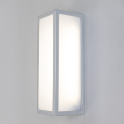 Pictor LED Opal Panel Outdoor Wall Light - Silver - thumbnail 2