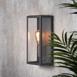Mersey Outdoor Lantern Wall Light - Anthracite - thumbnail 5
