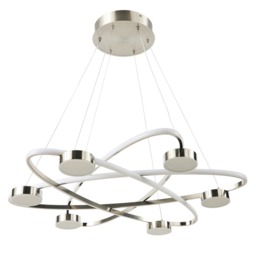 Visconte Acerra LED Ceiling Pendant - Satin Nickel - thumbnail 9
