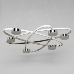 Visconte Acerra LED Ceiling Pendant - Satin Nickel - thumbnail 3