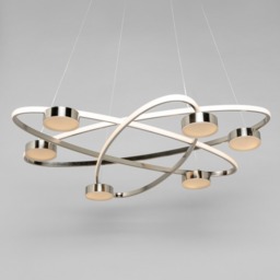 Visconte Acerra LED Ceiling Pendant - Satin Nickel - thumbnail 2