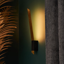 Visconte Strasbourg LED Wall Light - Black and Gold - thumbnail 5