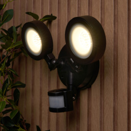 Arneb Adjustable LED Outdoor Flood Light with PIR Sensor - Black - thumbnail 7