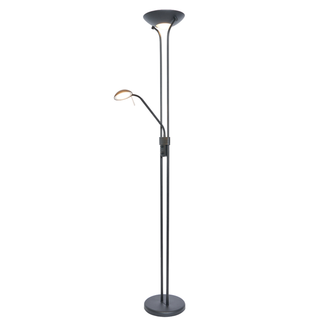 Mother & Child LED Floor Lamp - Satin Black - image 1