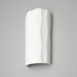 Kilda Paintable Plaster LED Up and Down Wall Light - White - thumbnail 3