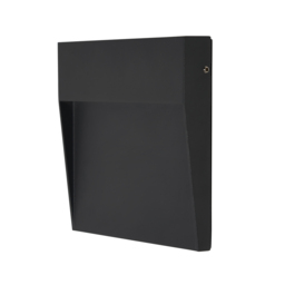 Ciar 16cm Square LED Outdoor Guide Wall Light - Anthracite - thumbnail 5