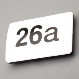 2 Pack of Deur LED Outdoor Door Light with Numbers and Sensor - Black and White - thumbnail 3