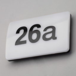 2 Pack of Deur LED Outdoor Door Light with Numbers and Sensor - Black and White - thumbnail 4