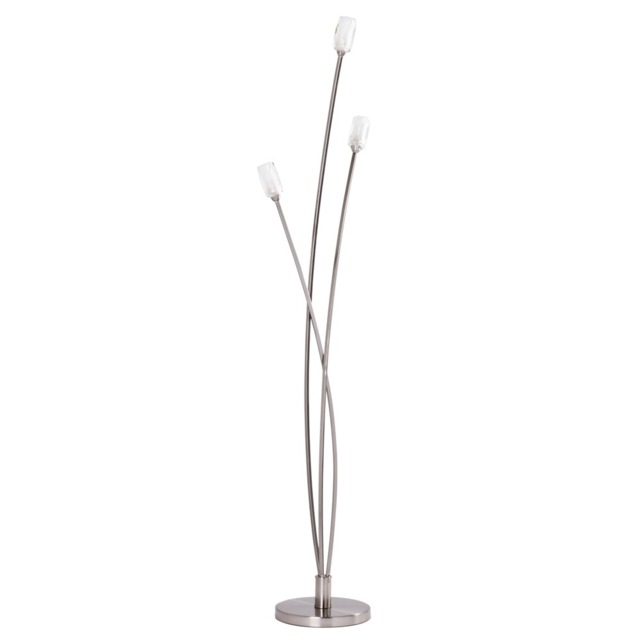 Macti 3 Light Floor Lamp - Satin Nickel - image 1