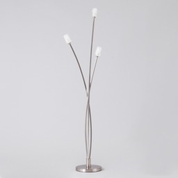 Macti 3 Light Floor Lamp - Satin Nickel - thumbnail 3