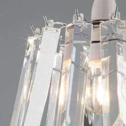 Layka Easy to Fit Pendant Shade - Clear - thumbnail 4