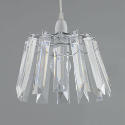 Layka Easy to Fit Pendant Shade - Clear - thumbnail 3