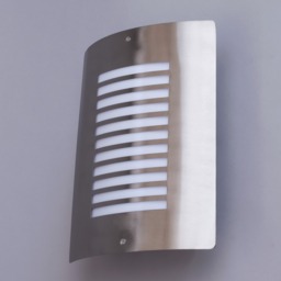 Sigma 1 Light Outdoor Slat Wall Lantern - Stainless Steel - thumbnail 3