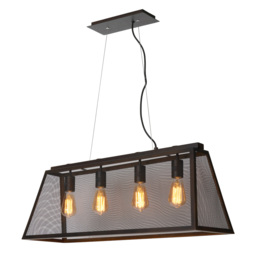 Mesh Diner Ceiling Pendant - Brushed Bronze - thumbnail 1