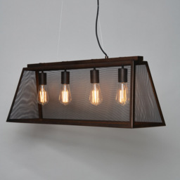 Mesh Diner Ceiling Pendant - Brushed Bronze - thumbnail 2
