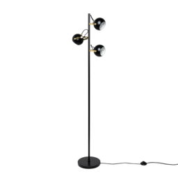 Eyeball 3 Light Adjustable Floor Lamp - Black - thumbnail 5