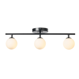 Eloise 3 Light Bathroom Spotlight Bar - Black