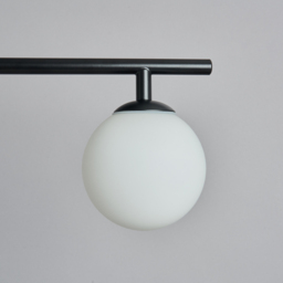Eloise 3 Light Bathroom Spotlight Bar - Black - thumbnail 4