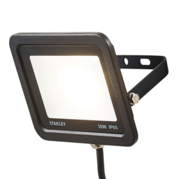 2 Pack of Stanley 30 Watt LED Slimline Outdoor Flood Light - Black - thumbnail 2