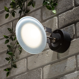 Wallis 12 Watt Outdoor LED Spike, Spot or Wall Light - Black - thumbnail 7