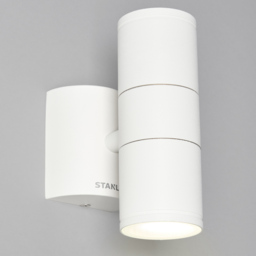 Stanley Arda Outdoor 2 Light Up & Down Wall Light - White - thumbnail 2