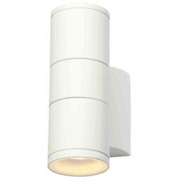 Stanley Arda Outdoor 2 Light Up & Down Wall Light - White - thumbnail 1
