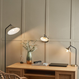 Danica 1 Light Industrial Style Floor Lamp - Antique Brass - thumbnail 8