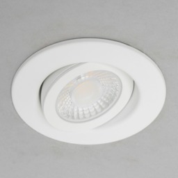 Lydia Bathroom 7 Watt COB LED Adjustable Colour Changing Recessed Downlighter - White - thumbnail 4