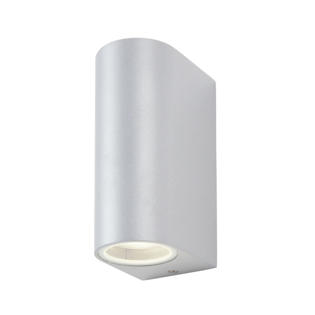 Irwell 2 Light Up and Down Outdoor Wall Light - Silver - image 1