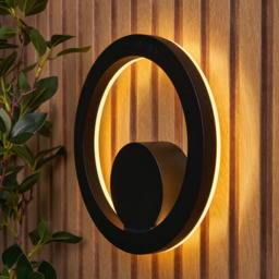 Dipa LED Outdoor Wall Light - Black - thumbnail 7