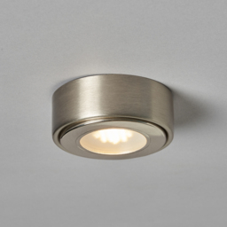 Pack of 3 Circular LED Under Cabinet Light Warm White - Satin Nickel - thumbnail 3