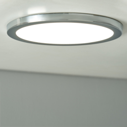 Darly 24 Watt LED Flush Ceiling or Wall Light - Chrome - thumbnail 6