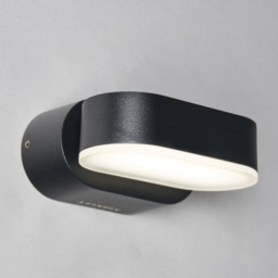 Stanley Medway Outdoor LED Swivel Wall Light - Black - thumbnail 2
