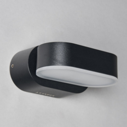 Stanley Medway Outdoor LED Swivel Wall Light - Black - thumbnail 3