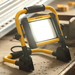 Stanley 10 Watt LED Portable Outdoor Folding Work Light - Yellow and Black - thumbnail 5