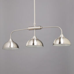 Storr 3 Light Diner Pendant Bar - Satin Nickel - thumbnail 3