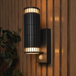 Veda 2 Light Outdoor Up and Down Wall Light with PIR Sensor - Anthracite - thumbnail 7
