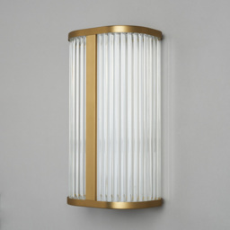 Perseus 8 Watt CCT LED Bathroom Wall Light with Opal Glass - Brass - thumbnail 3