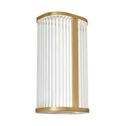 Perseus 8 Watt CCT LED Bathroom Wall Light with Opal Glass - Brass - thumbnail 5