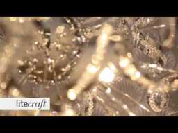 Twirl 12 Light Chrome Pendant Ceiling Light - thumbnail 8