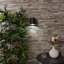 Helo 1 Light Outdoor Down Wall Light - Dark Grey - thumbnail 6