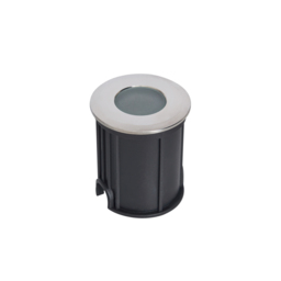Harold Outdoor Solar LED Recessed Deck Light Kit - Black - thumbnail 2