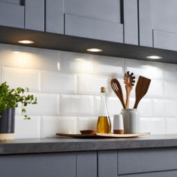 Charles Circular Recessed Day Light LED Under Kitchen Cabinet Light - Satin Nickel - thumbnail 4