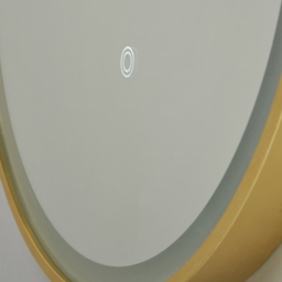 Aves 20 Watt Oval CCT Bathroom Mirror with Touch Demist - Satin Brass - thumbnail 6